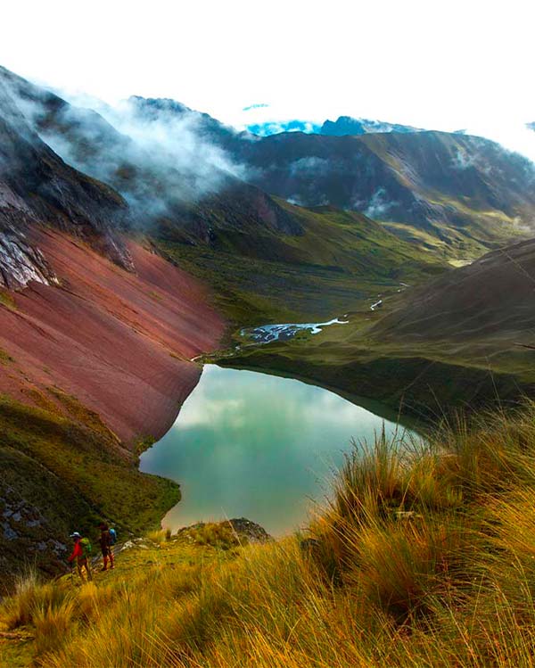 Ancascocha Valley on your way to the Inca Trail and Machu Picchu